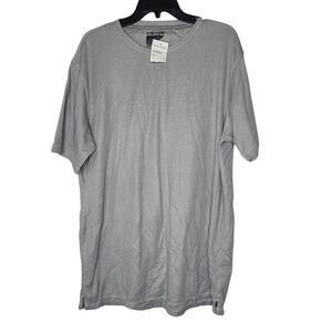 NEW Visitor Active XXL Mens Gray Casual Activewear T-shirt Tee  Short Sleeve